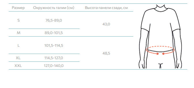 Ортопедический корсет 50R230 Otto Bock, сильная фиксация купить в OrtoMir24